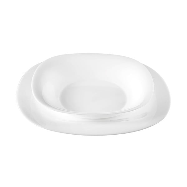 Set da pranzo in vetro 18 pz LUNA – Orion-image-2