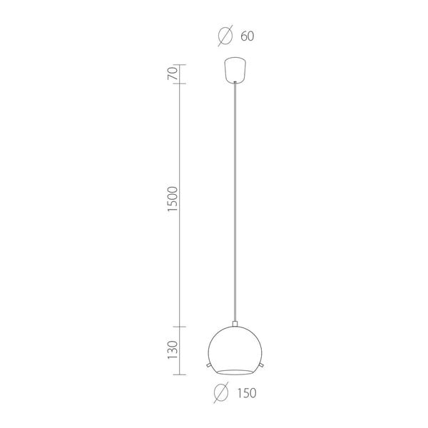 Lampada a sospensione tripla nera MYOO Elementare Teo Matte - Sotto Luce-image-2