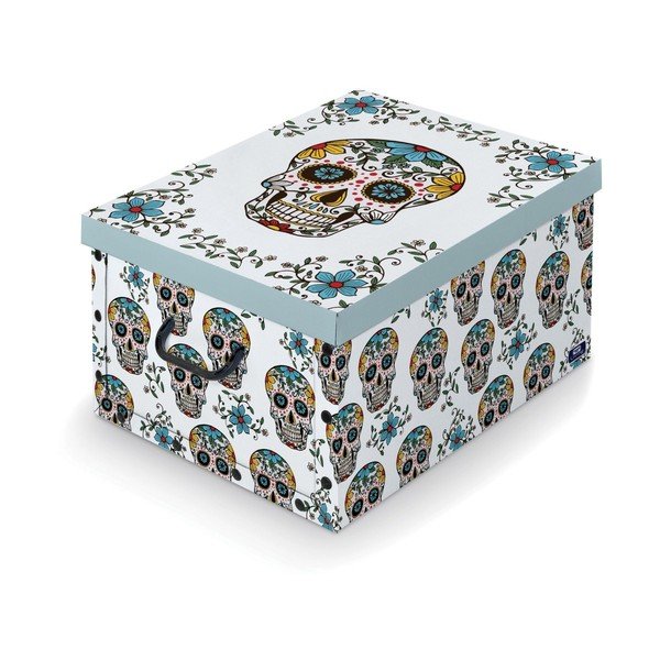 Contenitore con maniglia Teschi, lunghezza 50 cm - Domopak