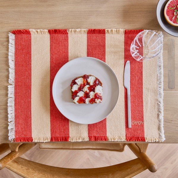 Tovagliette in set in cotone organico 2 pz 36x48 cm Toppu – OYOY Living Design-image-1