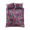 Set copripiumino e federa viola in velluto per letto singolo 135x200 cm Bridgerton Kate Floral – Catherine Lansfield