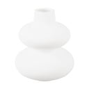 Vaso in ceramica bianca Karlsson Circles, altezza 19,4 cm - PT LIVING