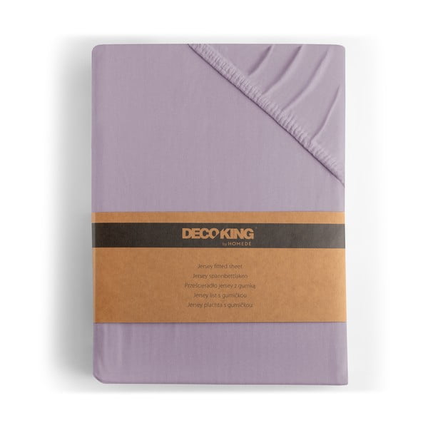 Lenzuolo con angoli lavanda in jersey 200x200 cm Amber – Restilo-image-4