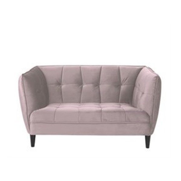 Divano in velluto rosa , 146 cm Jonna - Actona