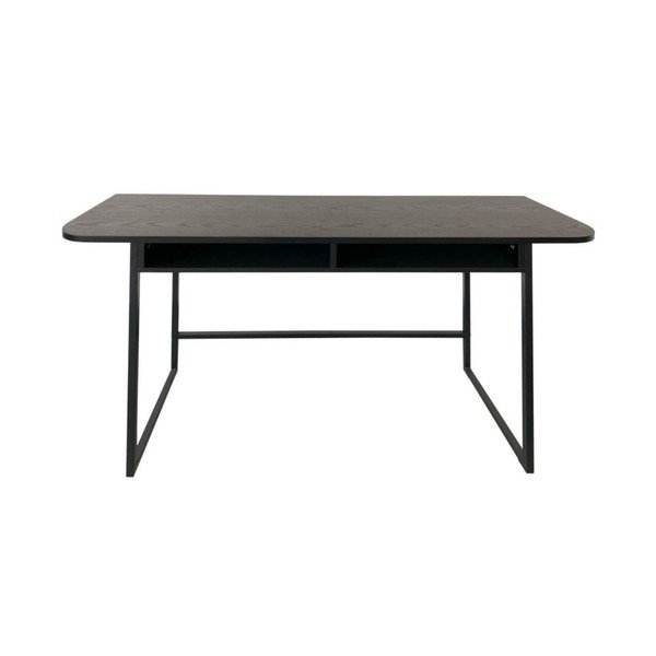 Tavolo consolle nero con effetto frassino 40x140 cm Darlington – Actona