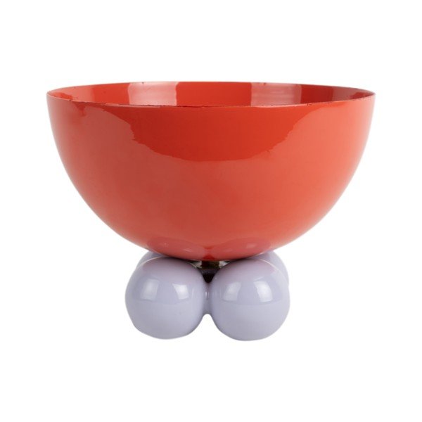 Ciotola rossa in ferro ø 26 cm Double Funky – PT LIVING-image-2