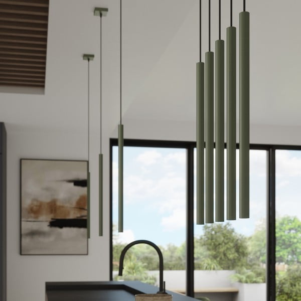 Lampadario verde Fideus – Sollux-image-1