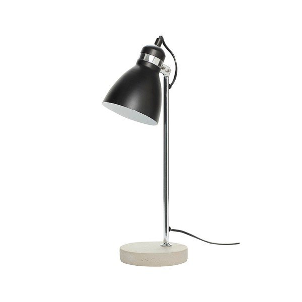 Černá stolní lampa Hübsch Runi