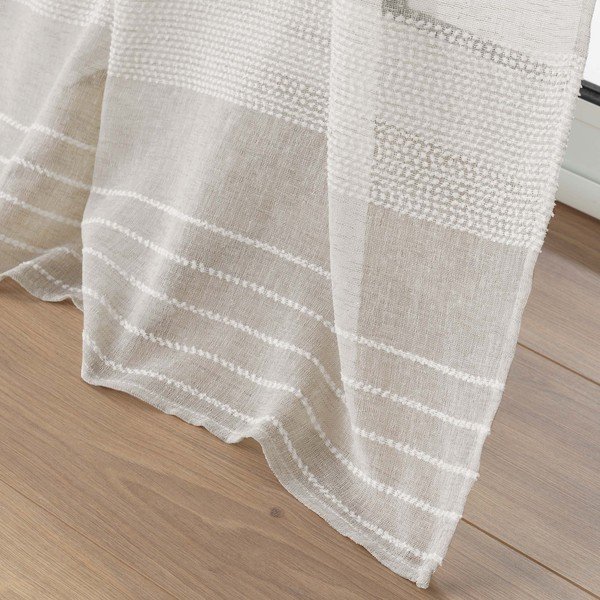 Tenda beige 140x280 cm Janice - douceur d'intérieur-image-4