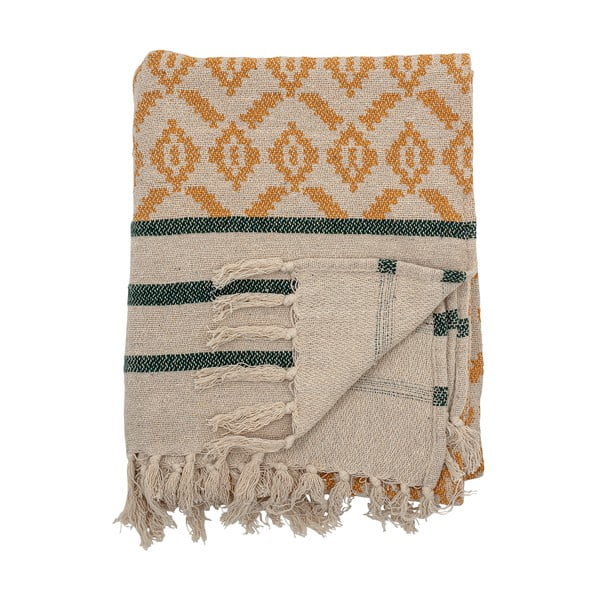 Coperta in cotone riciclato 130x160 cm Fini - Bloomingville-image-3