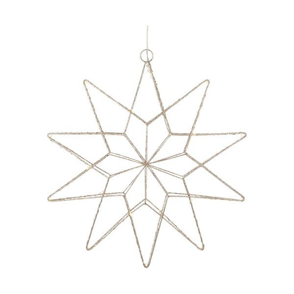 Decorazione luminosa con motivo natalizio in colore oro ø 31 cm Gleam - Markslöjd