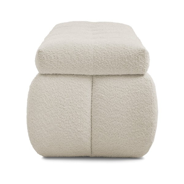 Panca beige in tessuto bouclé Mont Blanc - Bobochic Paris-image-3