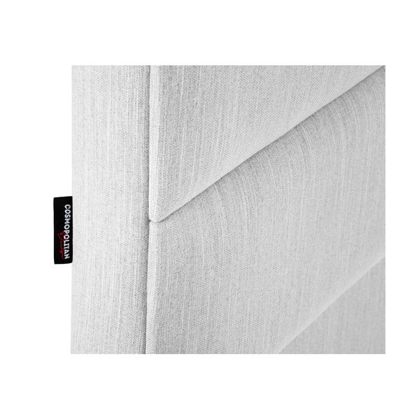 Testata imbottita grigio chiaro 160x120 cm NY - Cosmopolitan Design-image-4