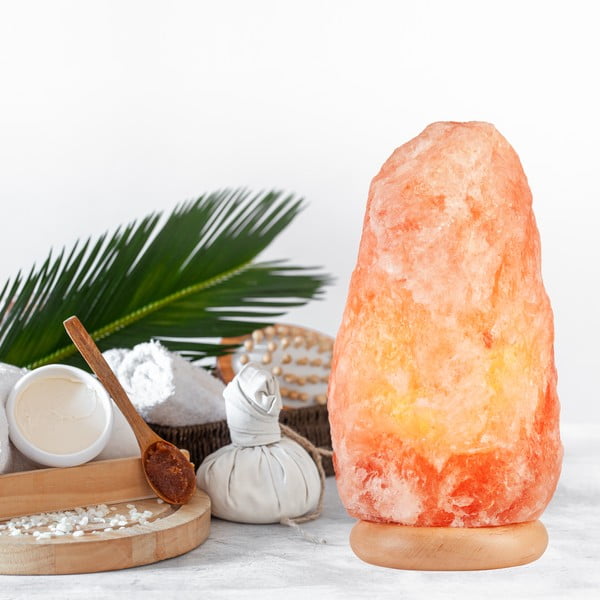 Lampada di sale arancione, altezza 35 cm Sally - LAMKUR-image-2