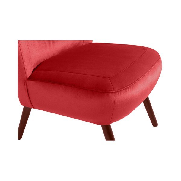 Poltrona rossa in velluto Sari - Max Winzer-image-4