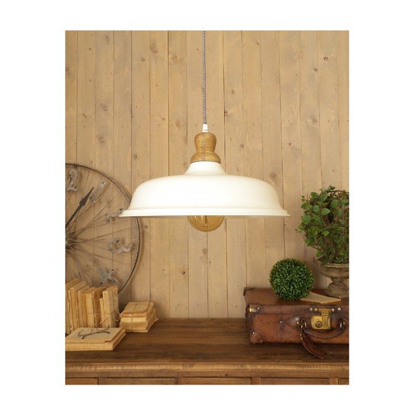 Závěsný lustr Orchidea Milano Industrial White, ⌀ 40 cm