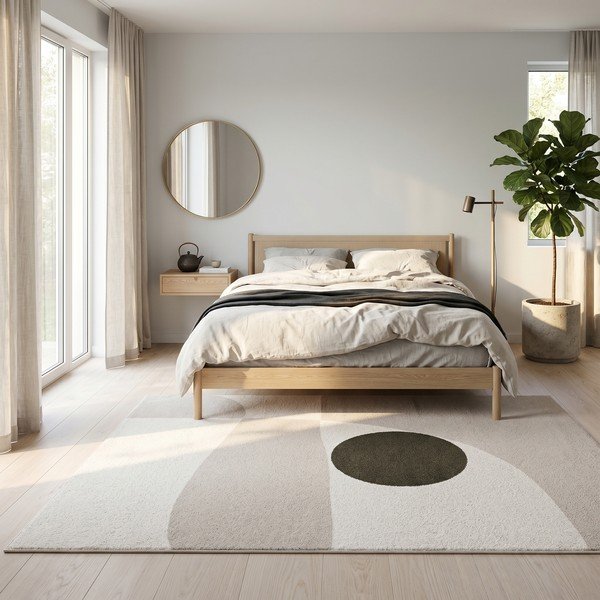 Tappeto beige/crema 120x170 cm Martini - ESTE-image-4