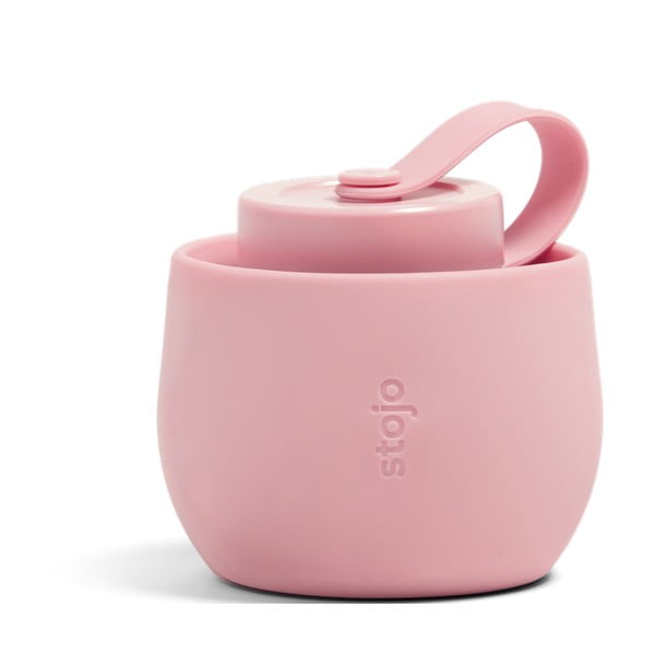 Bottiglia pieghevole rosa Bottiglia Garofano, 590 ml Tribeca - Stojo-image-1