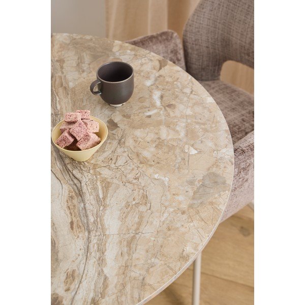 Tavolo da pranzo rotondo con piano in ceramica ø 90 cm Malta – Actona-image-2