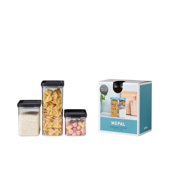 Vasetti per alimenti in set da 3 Omnia - Mepal-image-2
