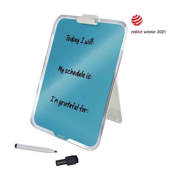 Lavagna a fogli mobili in vetro blu per scrivania , 22 x 30 cm Cosy - Leitz-image-2