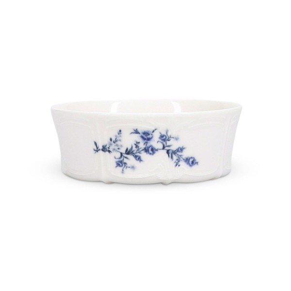 Ciotolina bianca/blu in porcellana 410 ml Retro – BonBistro