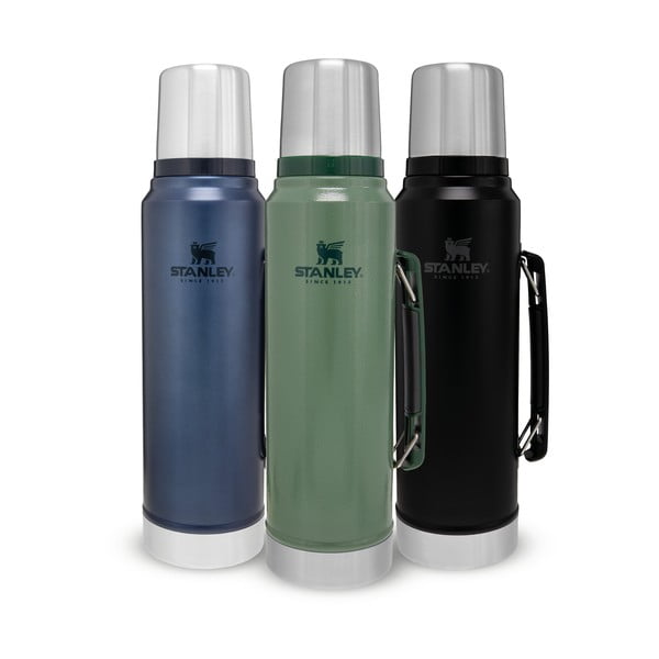 Borraccia termica verde in acciaio inox 1 l Legendary Classic Hammer Tone Green – Stanley-image-2