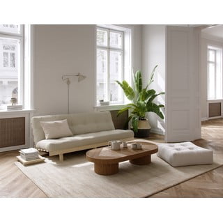 Divano in velluto a coste bianco 200 cm Lean - Karup Design