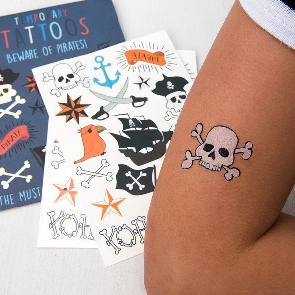 Tatuaggi per bambini Beware of the Pirates - Rex London-image-1
