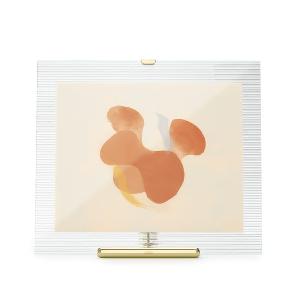 Cornice in vetro da appoggio color oro 26x30,5 cm Flute - Umbra-image-2