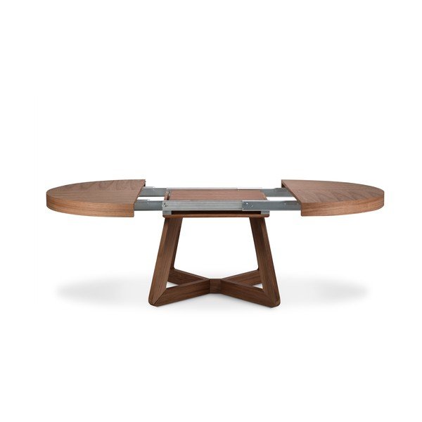 Tavolo pieghevole in legno di quercia, ø 130 cm Bodil - Windsor & Co Sofas-image-4