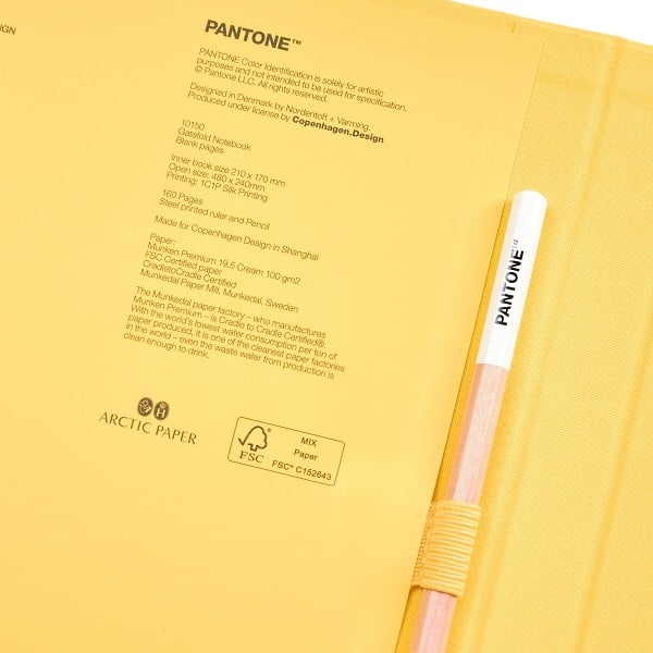 Taccuino 160 pagine Yellow 012 - Pantone-image-1