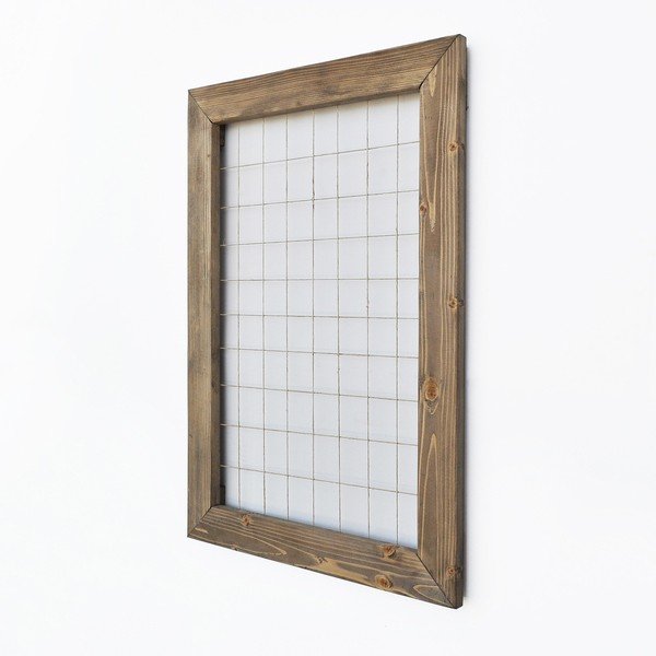 Parete con cornice di legno, 70 x 50 cm - Evila Originals-image-3