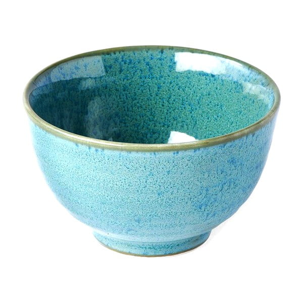 Coppa in ceramica blu turchese, ø 9 cm Peacock - MIJ