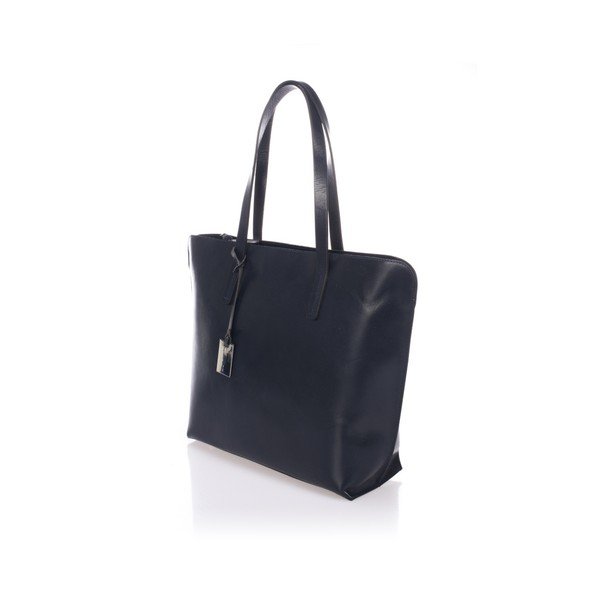 Borsa in pelle blu scuro Gerogina - Giorgio Costa-image-1