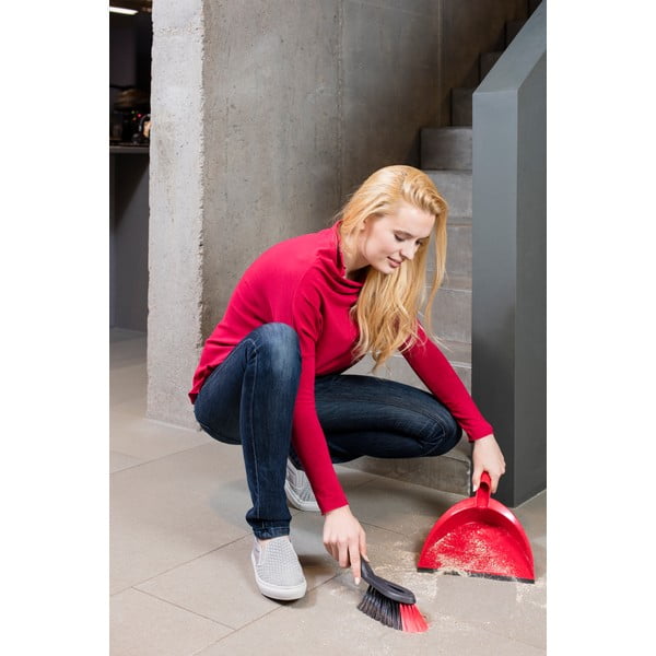 Scopa e paletta rosse - Vileda-image-1