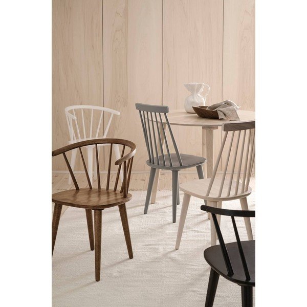 Set di sbagelli da bar neri in legno di cauciù massiccio 2 pz (altezza della seduta 45 cm) Jolina – Ellos Home-image-2