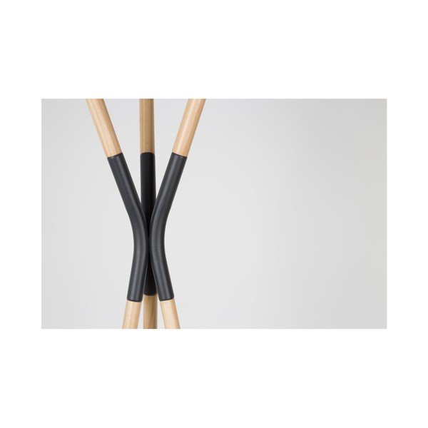 Appendiabiti in legno di pino con dettagli grigi Pinnacle - Zuiver-image-3