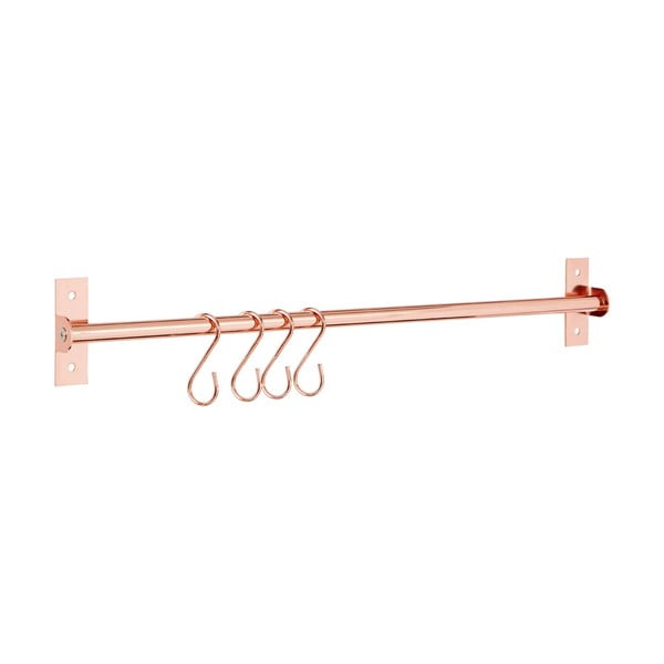 Barra da parete in ferro in oro rosa Sorello - Premier Housewares-image-2