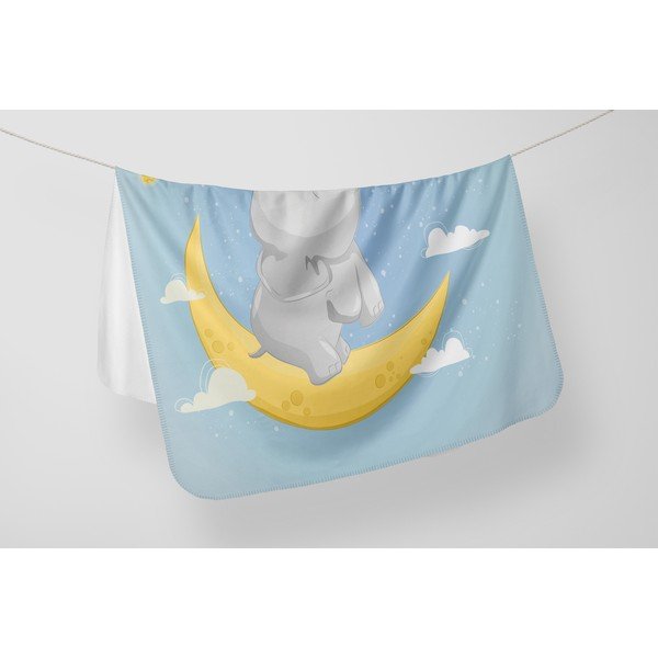 Coperta blu per bambini 85x125 cm - OYO kids-image-1