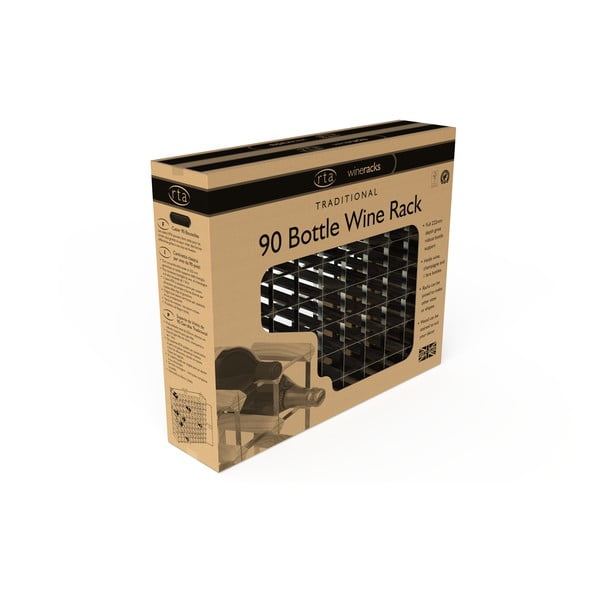 Portabottiglie in legno di frassino per 90 bottiglie - RTA-image-4