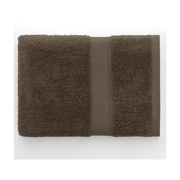 Asciugamano da bagno marrone scuro Marrone, 70 x 140 cm Bamby - DecoKing-image-3