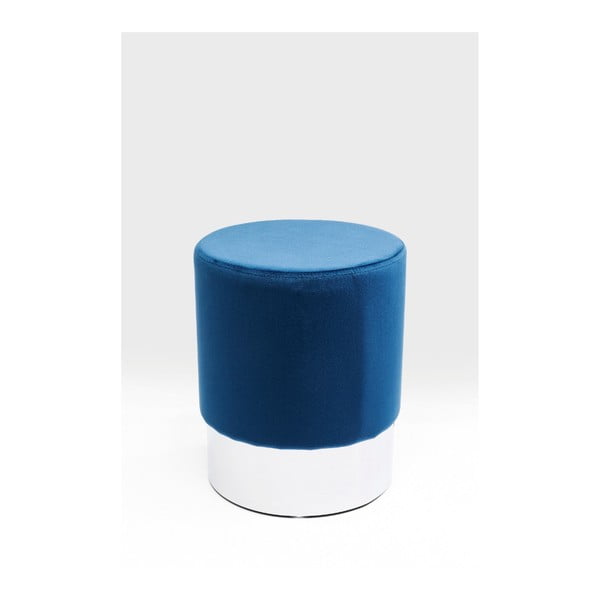 Sgabello blu ciliegia, ∅ 35 cm - Kare Design
