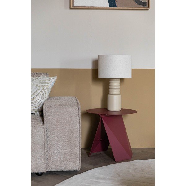 Tavolino rotondo in metallo 45x46 cm Foldy – Zuiver-image-4