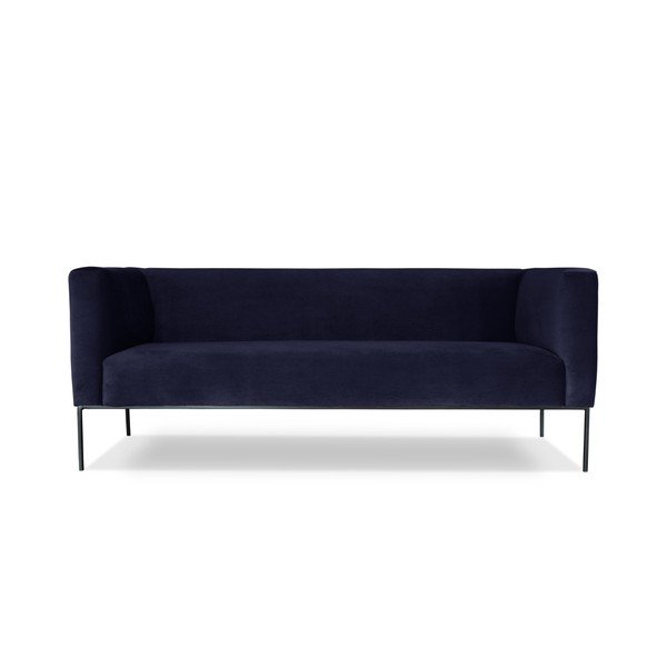 Tmavě modrá trojmístná pohovka Windsor & Co. Sofas Neptune