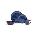 Set da pranzo in gres blu scuro 24 pezzi Glosia - Bonami Selection