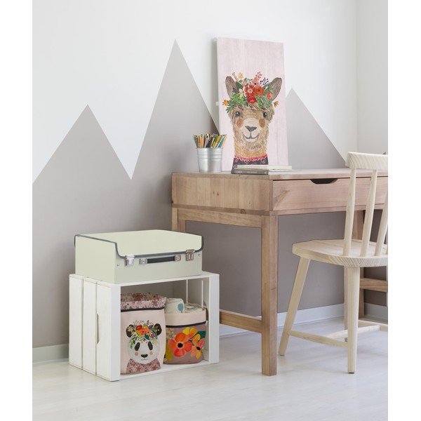 Cestini in stoffa in set da 2 Floral Panda - Little Nice Things-image-1
