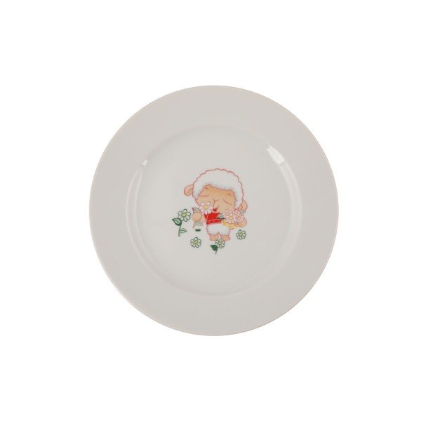 Set da pranzo in porcellana per bambini da 5 pezzi Sheep - Kütahya Porselen-image-3