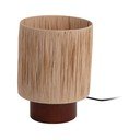 Lampada da tavolo in colore naturale con paralume in carta (altezza 28,5 cm) Sheer - Leitmotiv