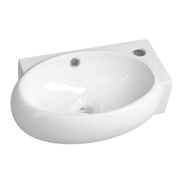 Lavabo bianco in ceramica 43x28,5 cm Ribera – Sapho